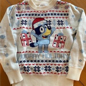Bluey Festive Holiday Sweater 3T